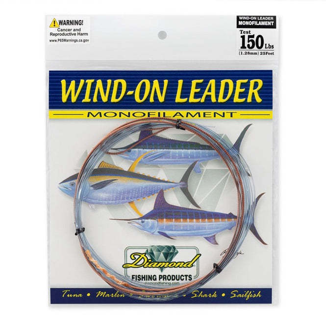 Diamond - 25ft X-TRA Hard Wind-On Leaders