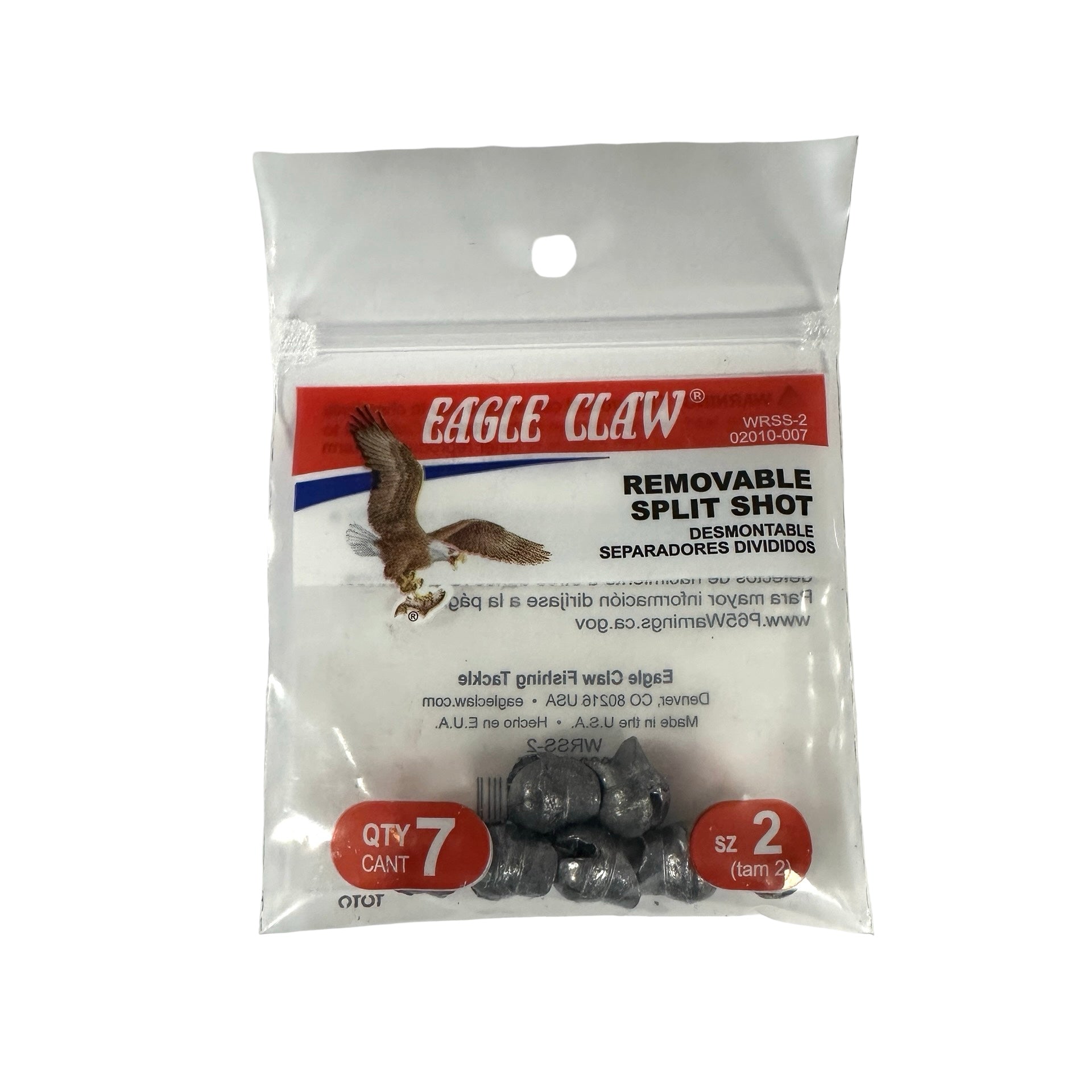 Eagle Claw - Removable Split-Shot Sinkers
