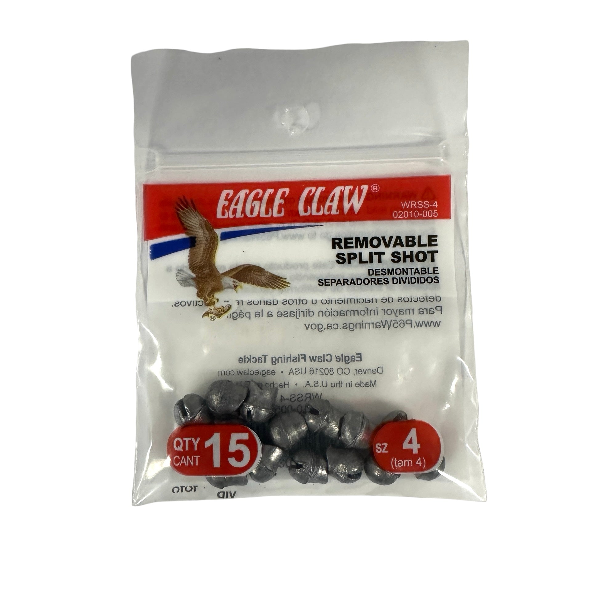 Eagle Claw - Removable Split-Shot Sinkers