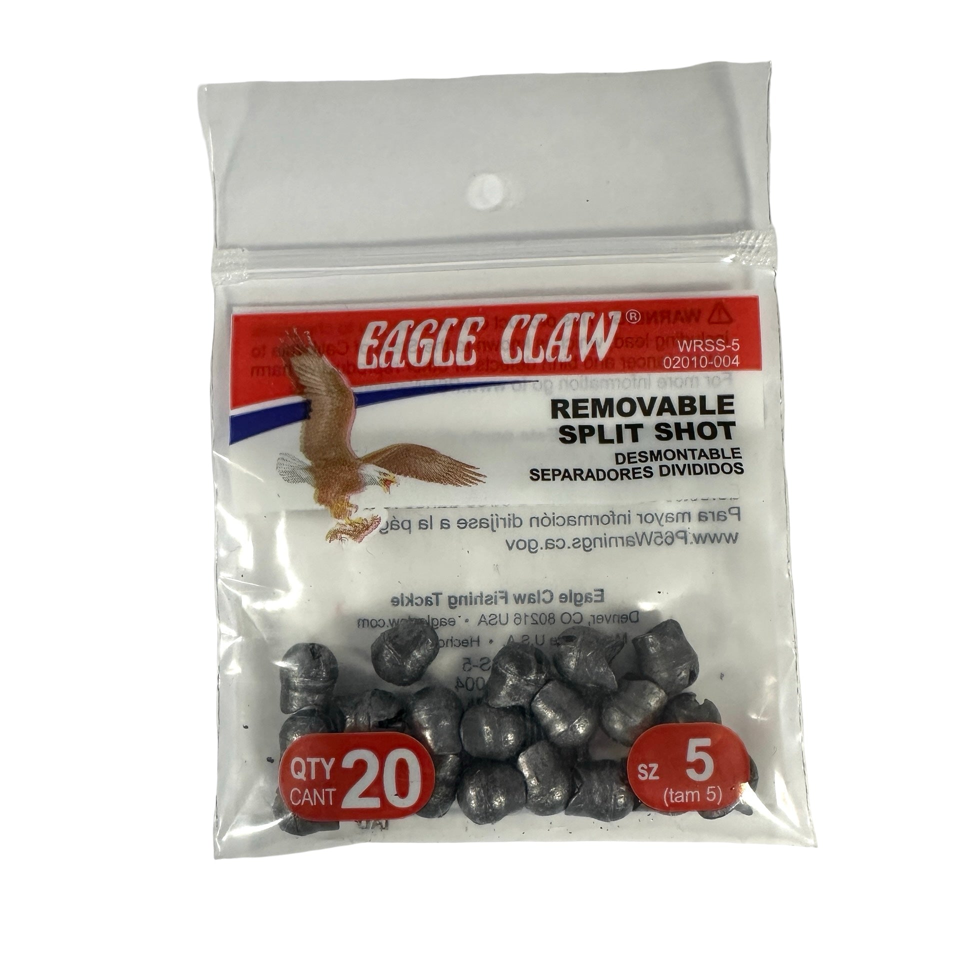 Eagle Claw - Removable Split-Shot Sinkers
