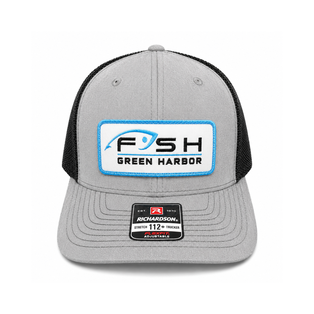 FISH & Tackle - FISH Green Harbor Patch Stretch Trucker Hat