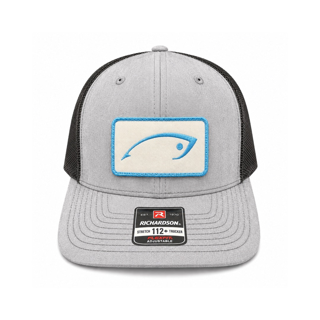 fish-icon-grey-stretch-trucker-hat