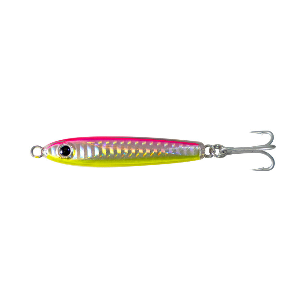 game-on-lures-treble-hook-exo-epoxy-jig-1-3in-electric-chicken