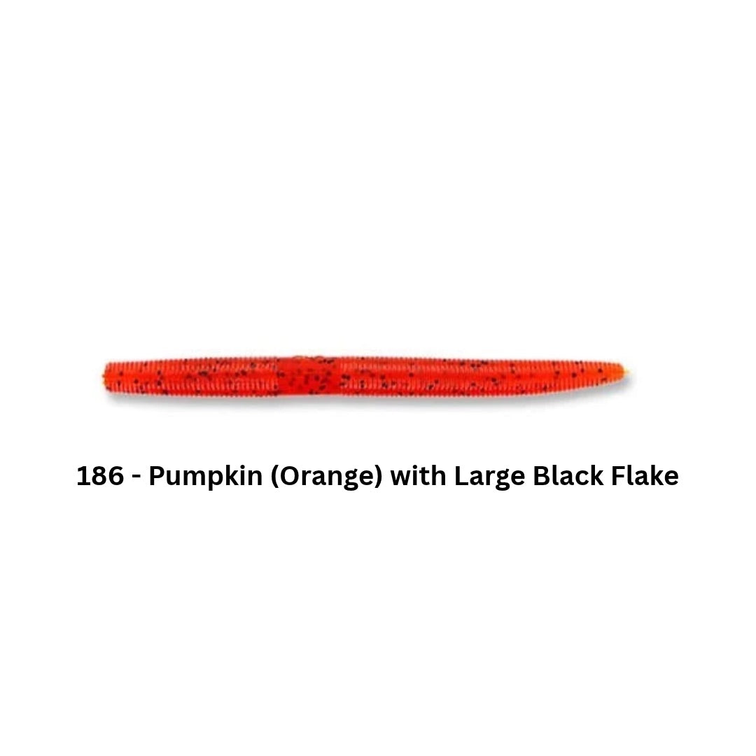 gary-yamamoto-5in-senko-186-pumpkin-orange-with-large-black-flake