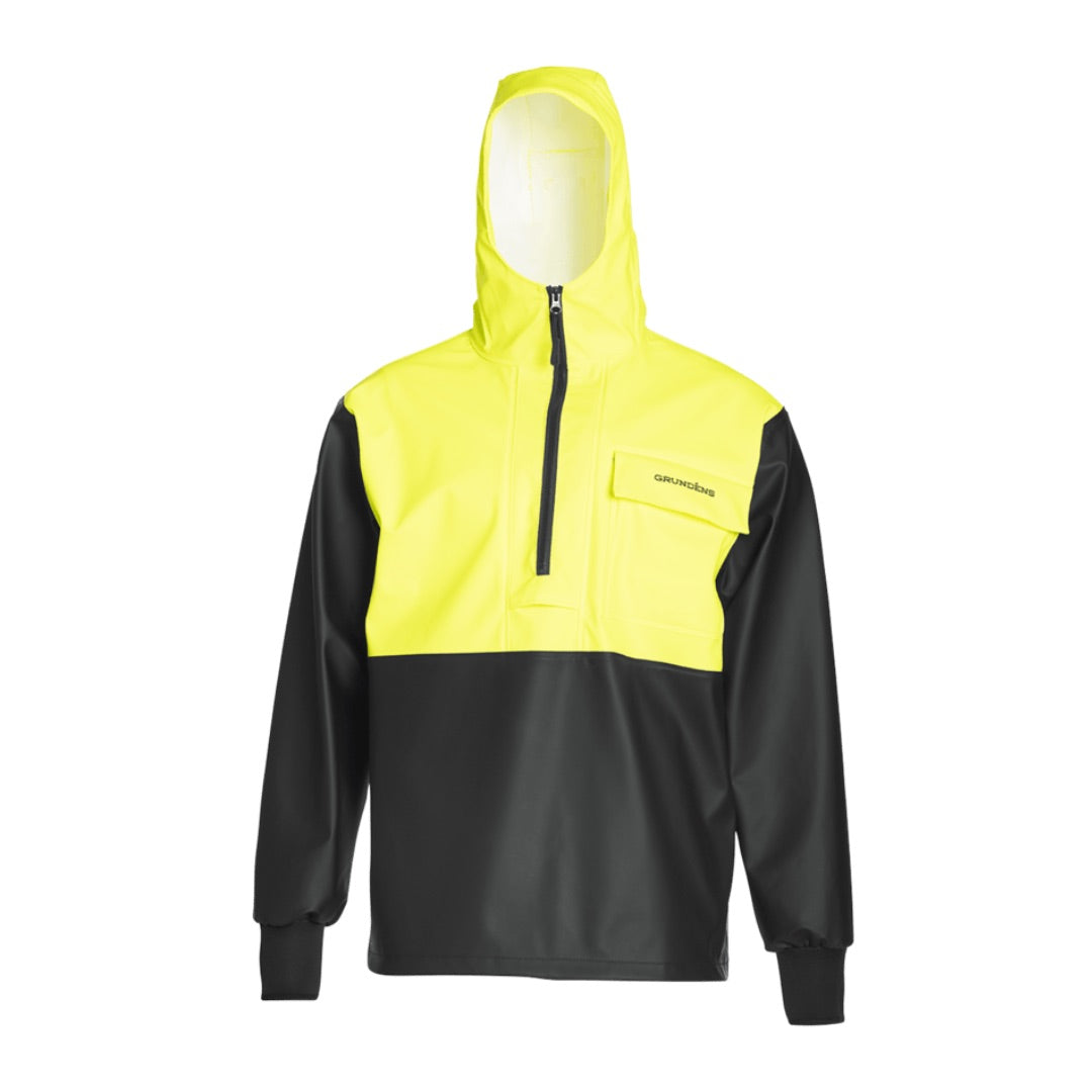 grundens-neptune-anorak-pullover-waterproof-hoodie-hi-vis-yellow-front