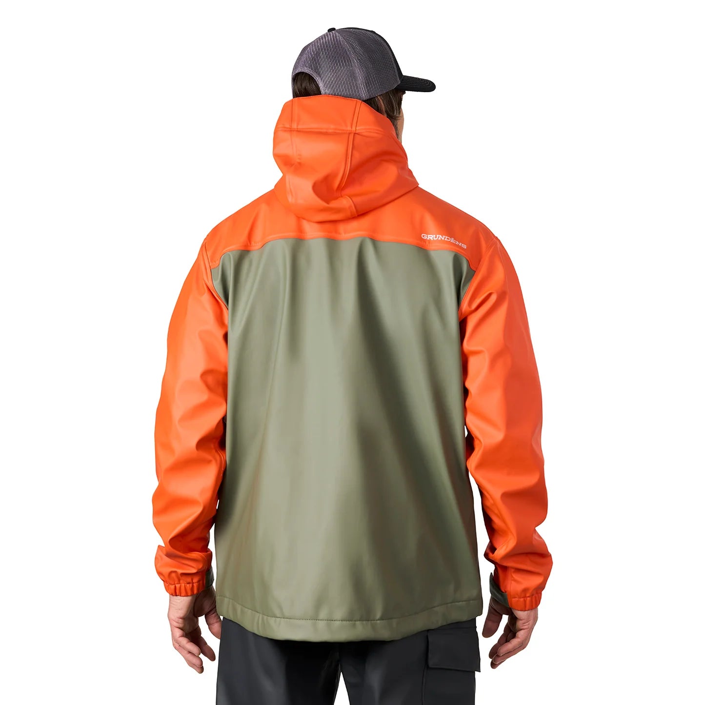 grundens-neptune-thermo-jacket-orange-olive-model-back