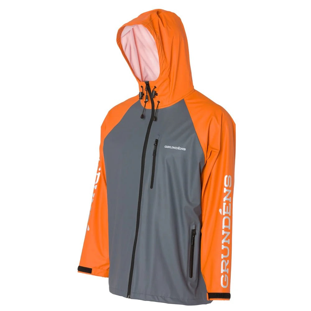grundens-tourney-jacket-burnt-orange-side