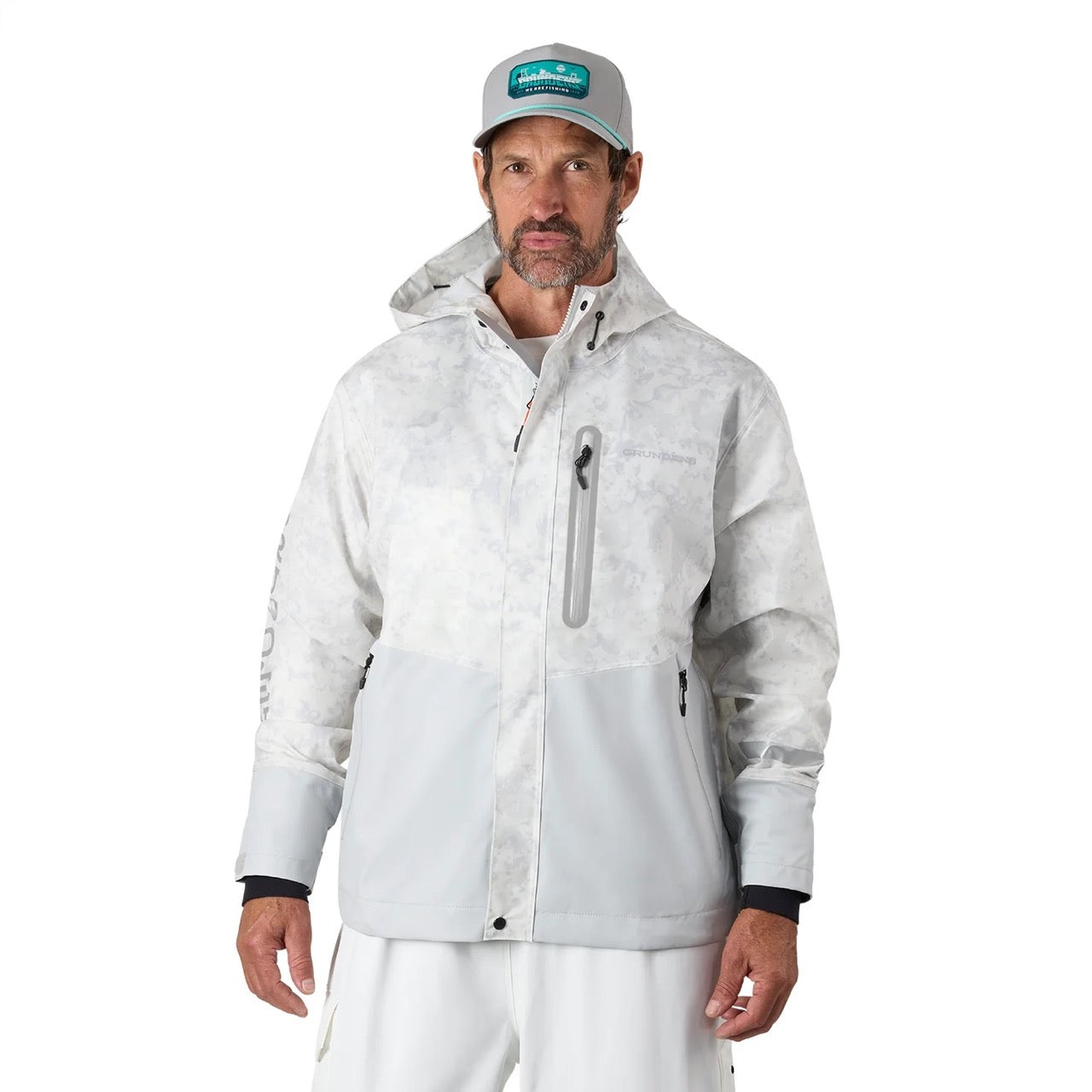 grundens-tourney-pro-rain-jacket-squall-camo-white-model-front