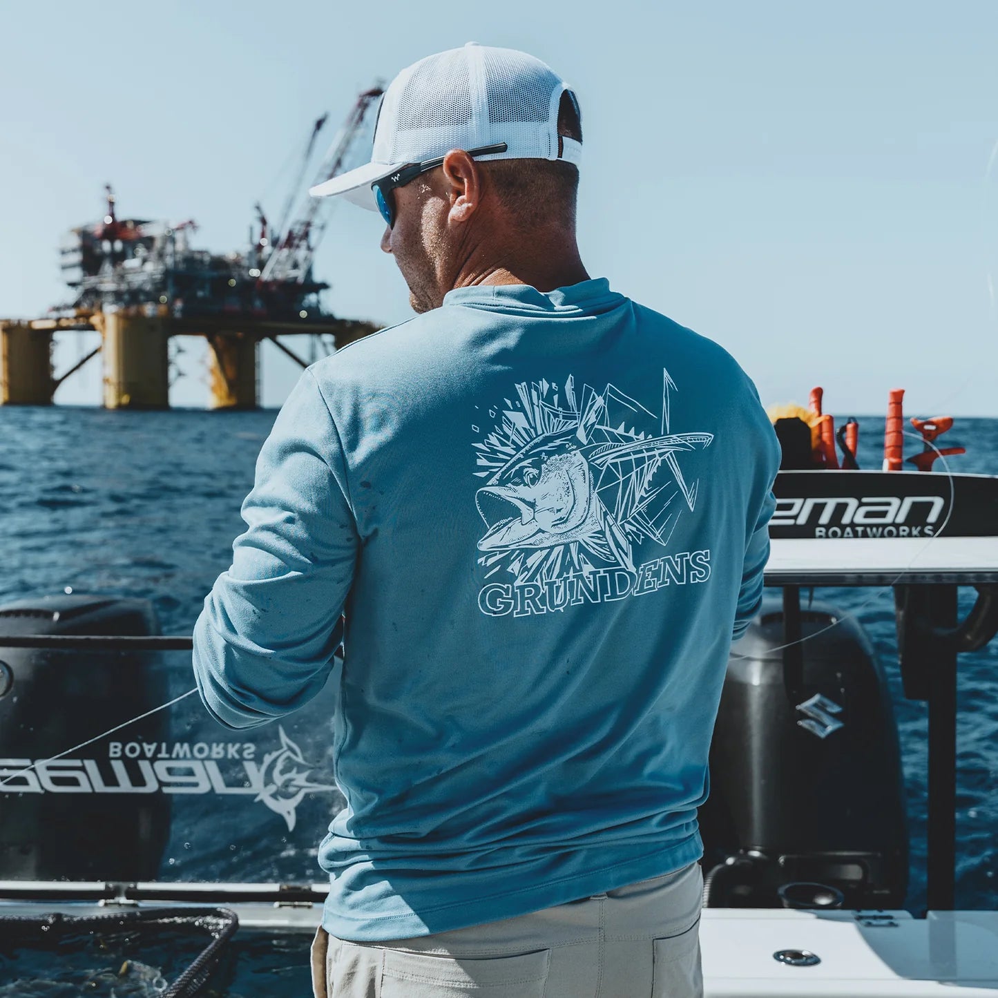 grundens-tuna-torpedo-long-sleeve-tech-tee-captains-blue-lifestyle