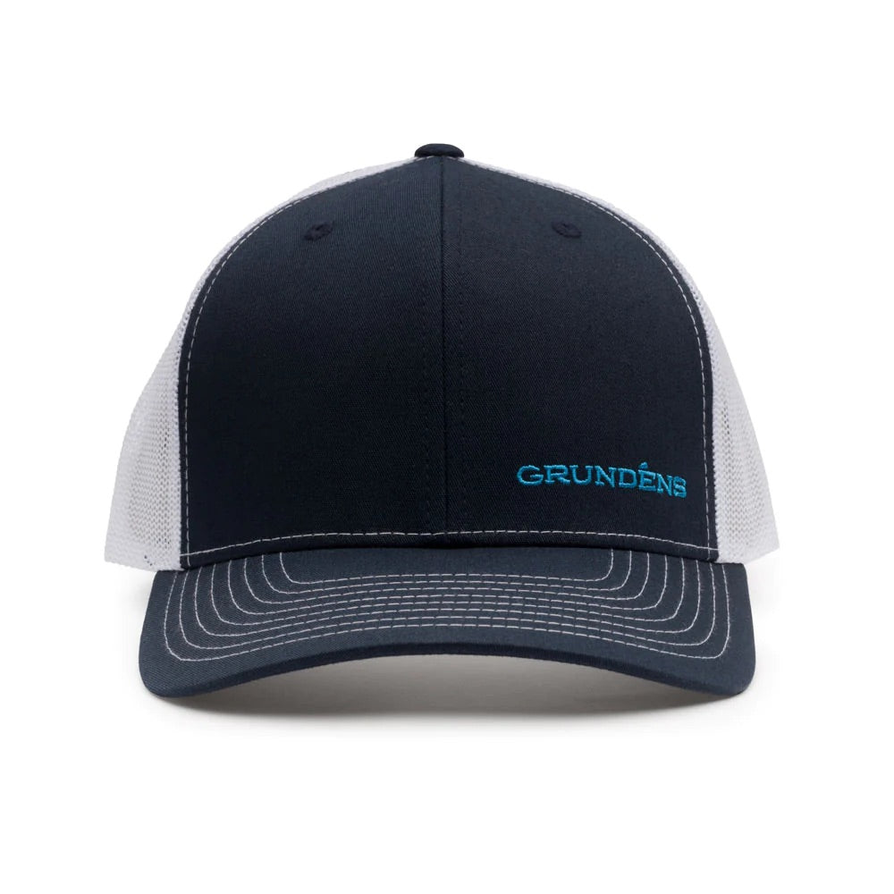 Grundens - Offset Embroidered Logo Trucker Hats