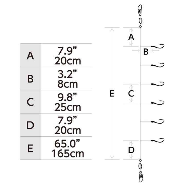 hayabusa-ex100-xtreme-glo-mix-shrimp-glow-sabiki-rig-diagram