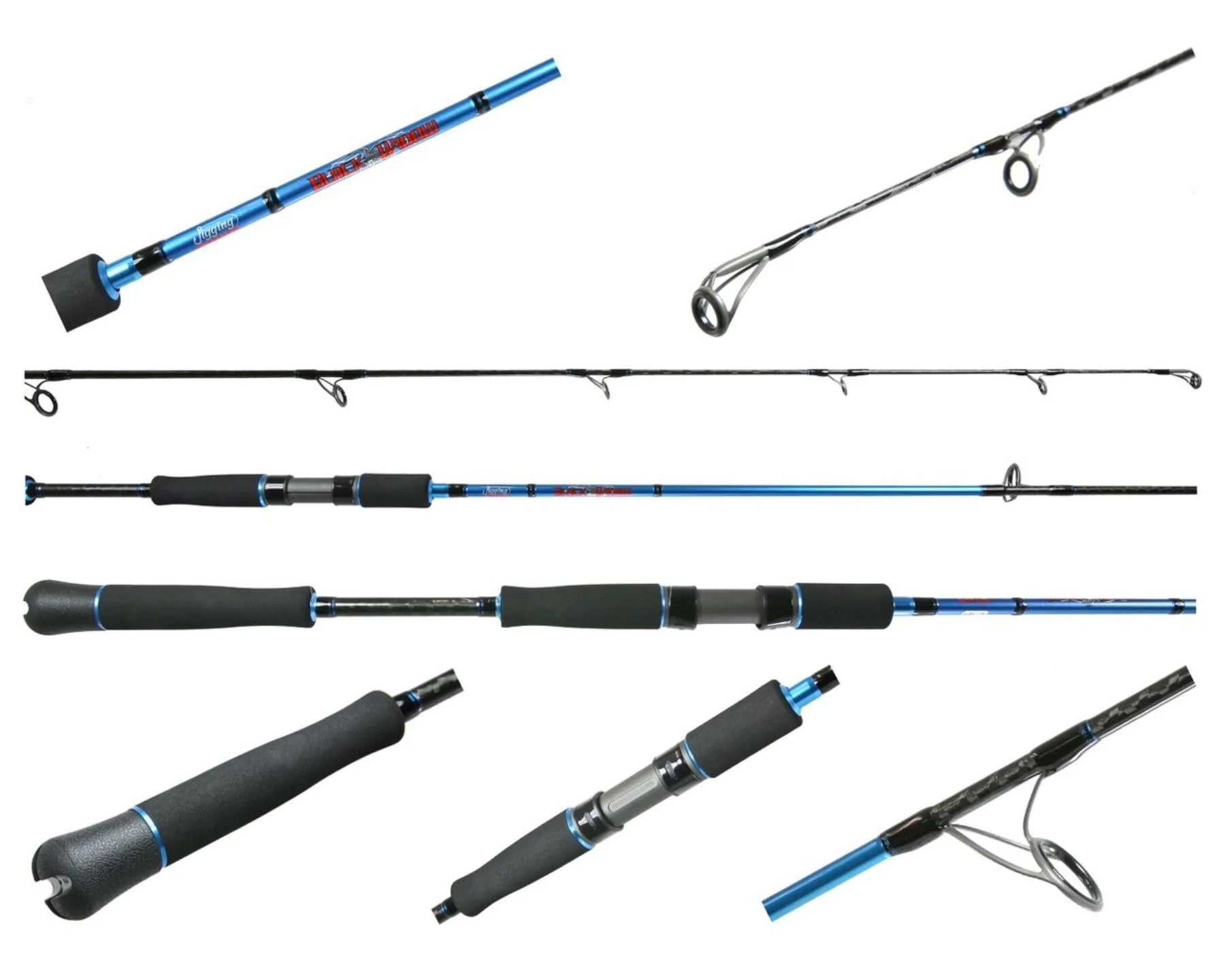 Jigging World - Black Widow Spinning Rods