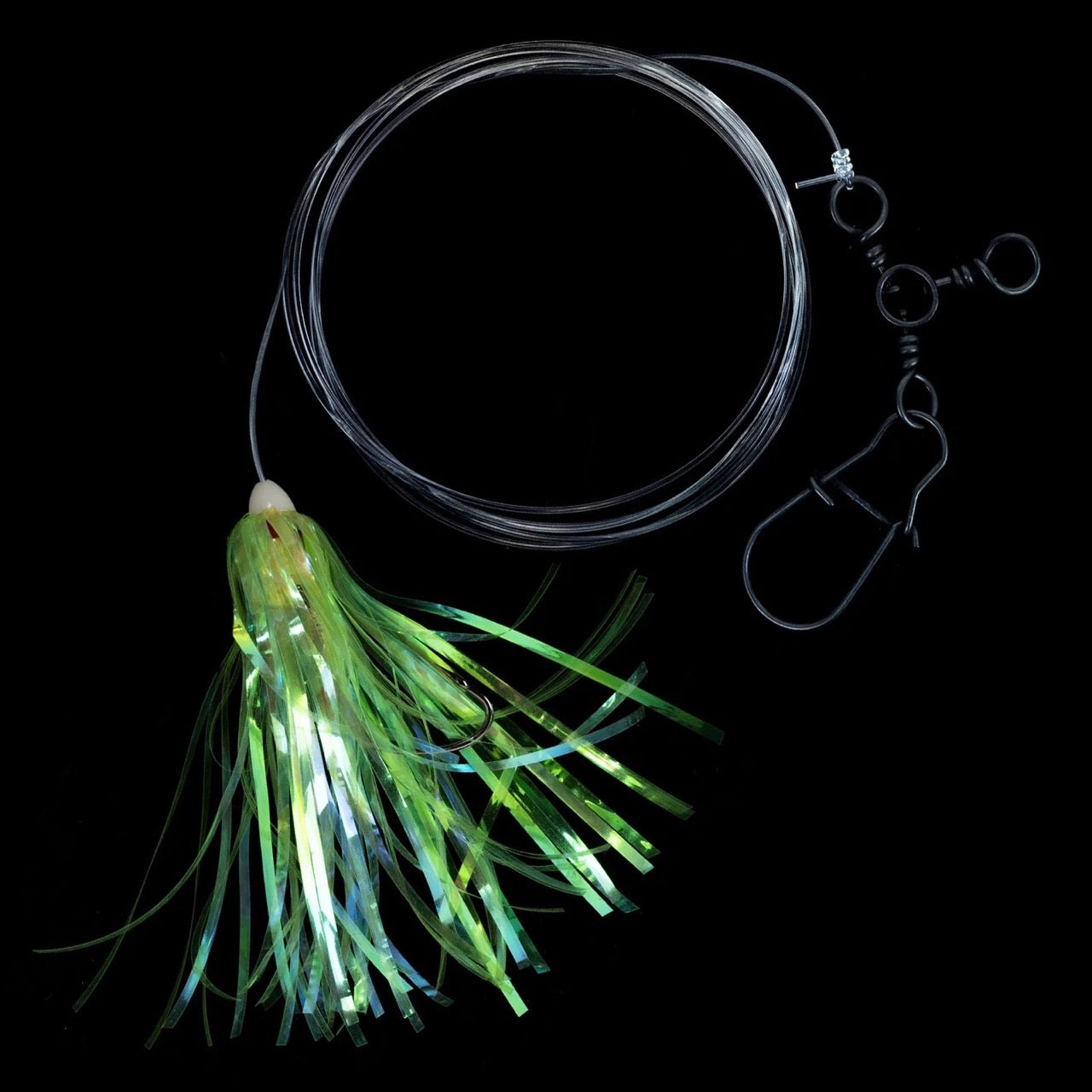 jigging-world-fluke-rig-with-mylar-flash-chartreuse