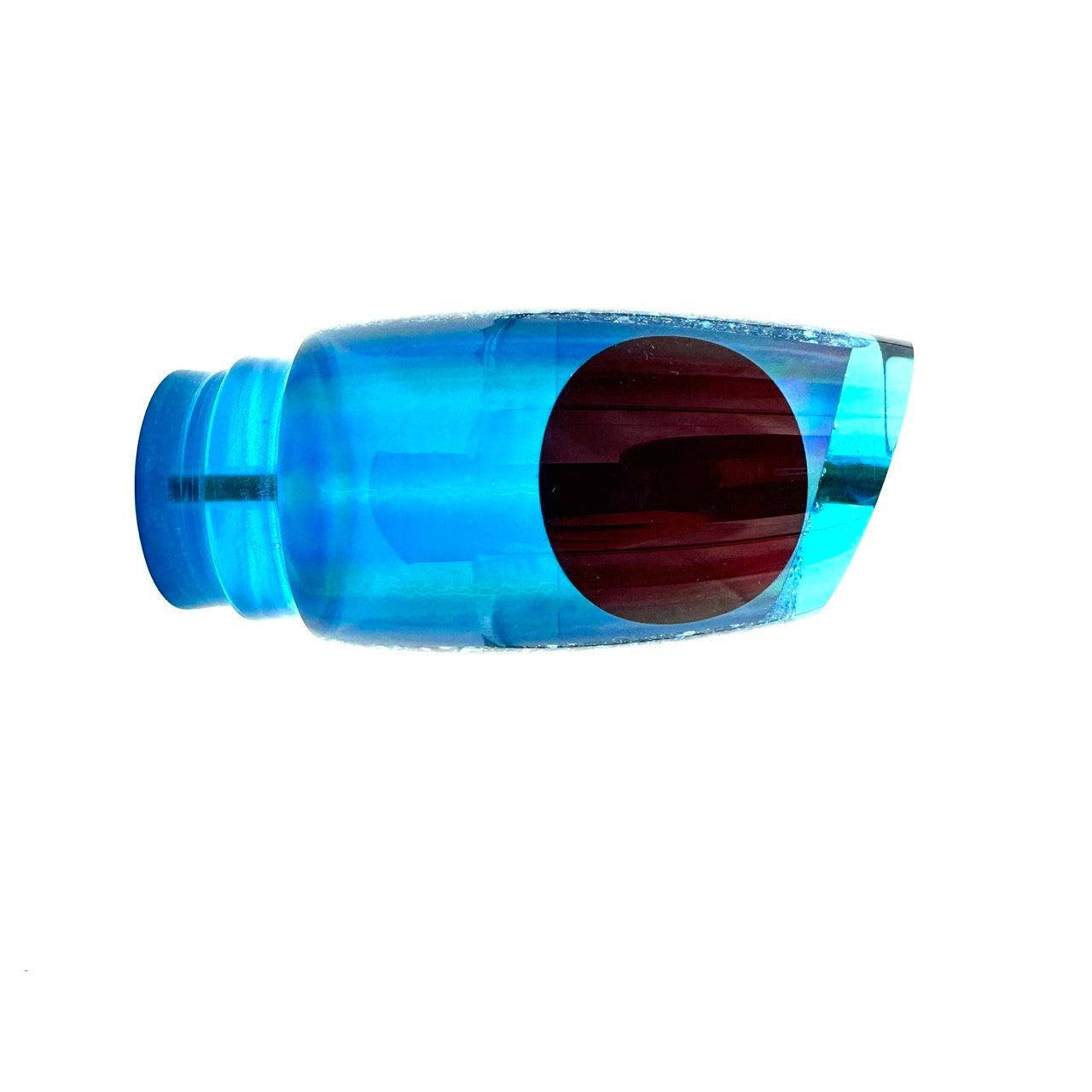 koya-lures-large-poi-dog-blue-resin-holo-silver-glitter-right
