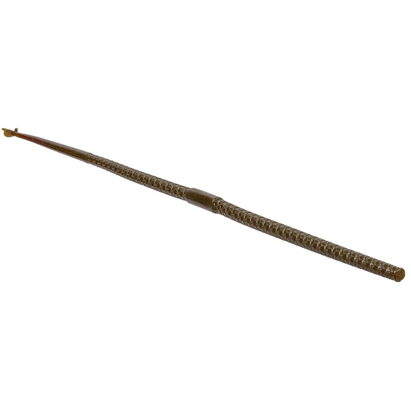 netbait-finiki-prop-shot-15in-freshwater-soft-plastic-worm-green-pumpkin-side