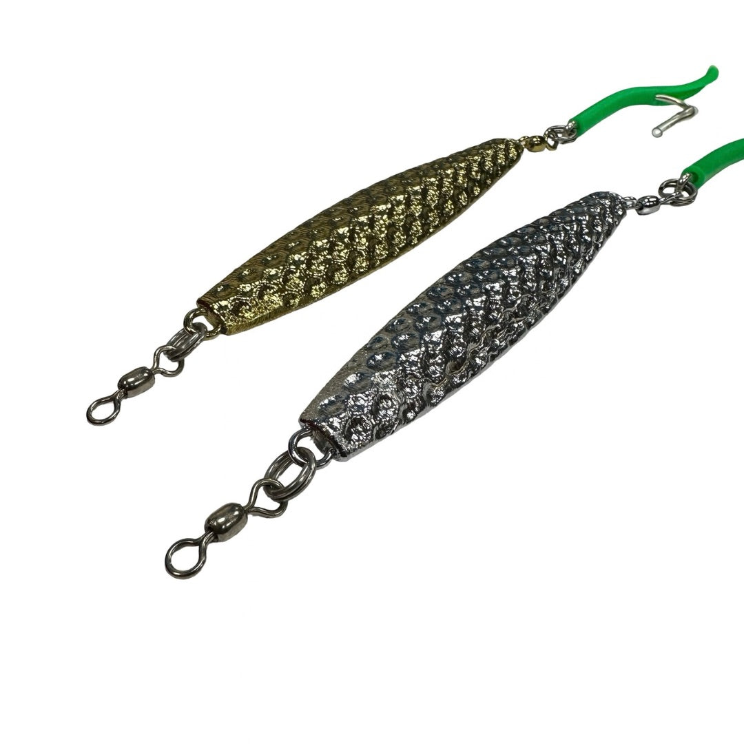 north-atlantic-jigs-hammered-diamond-jig-with-green-tube-tail-front