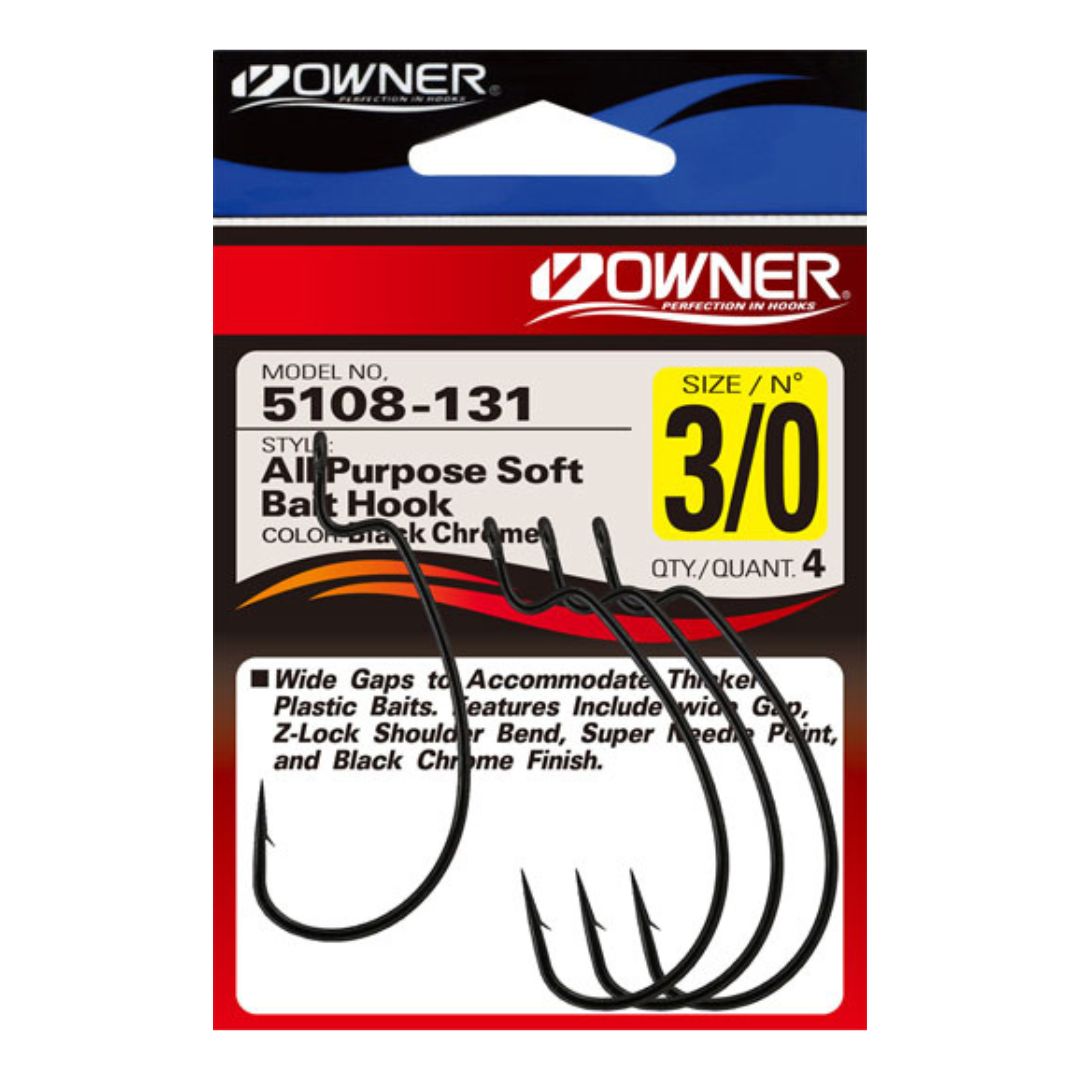 Owner - All Purpose Softbait Hooks (5108)