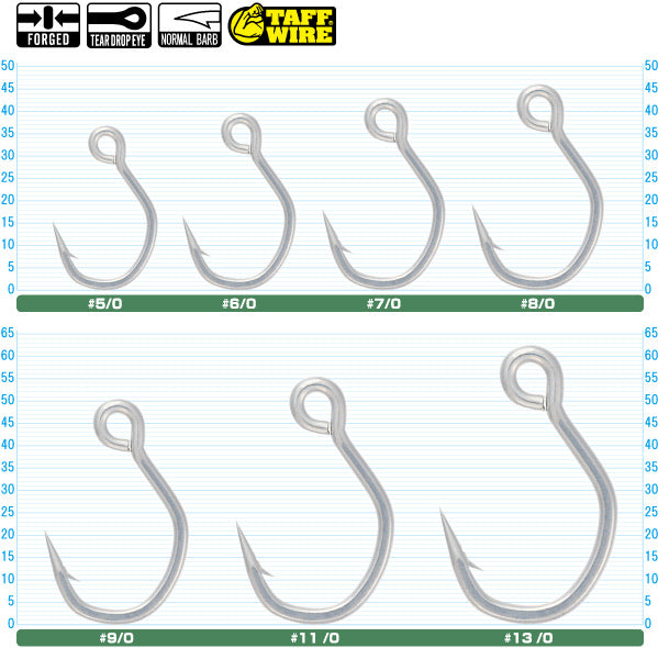 Owner - 4X Single Replacement In-Line Hooks (4112)