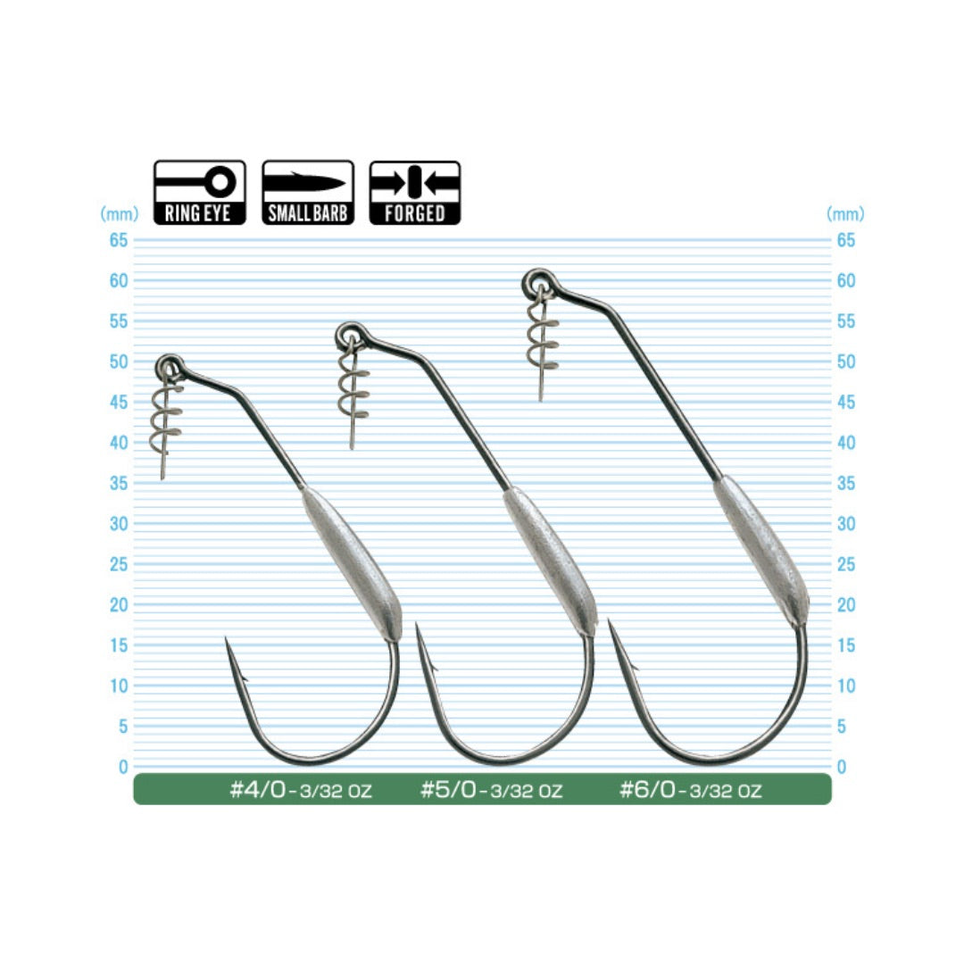owner-weighted-twistlock-light-5167W-size-chart