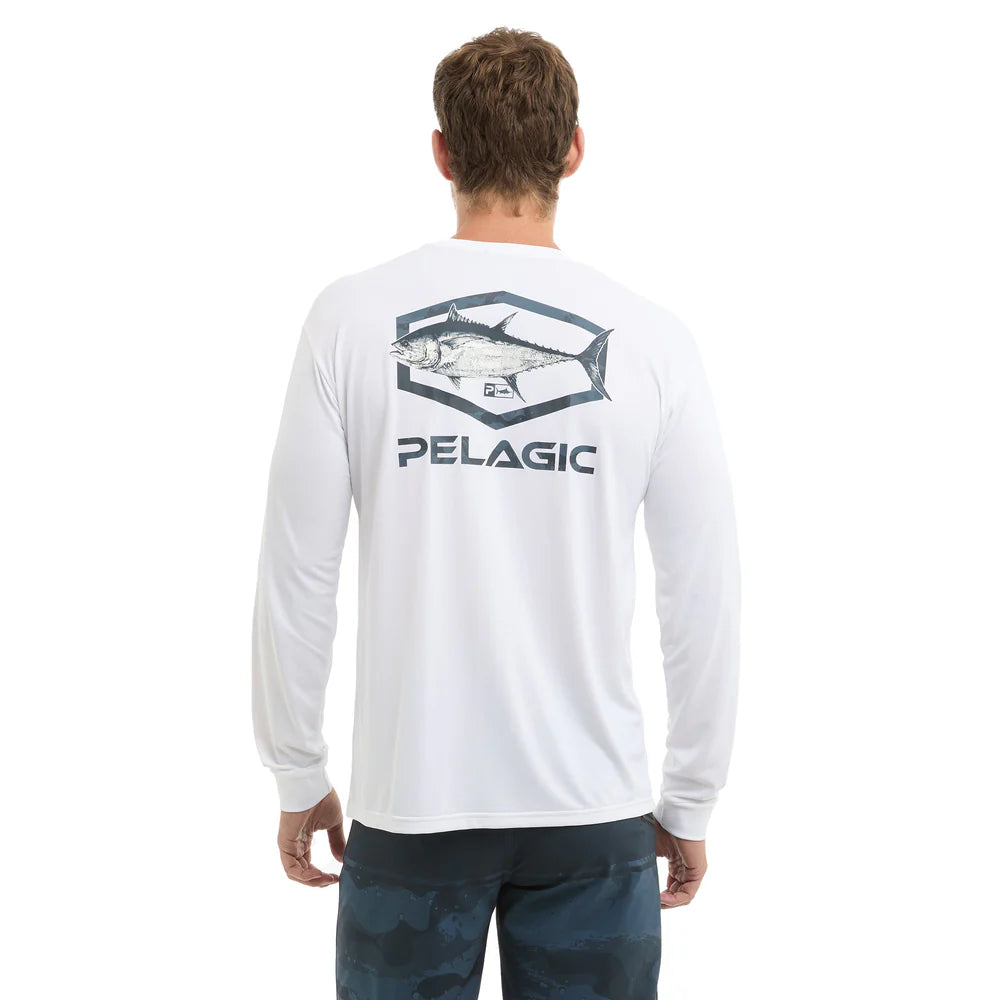 pelagic-aquatek-target-bluefin-tuna-performance-fishing-shirt-white-model-back