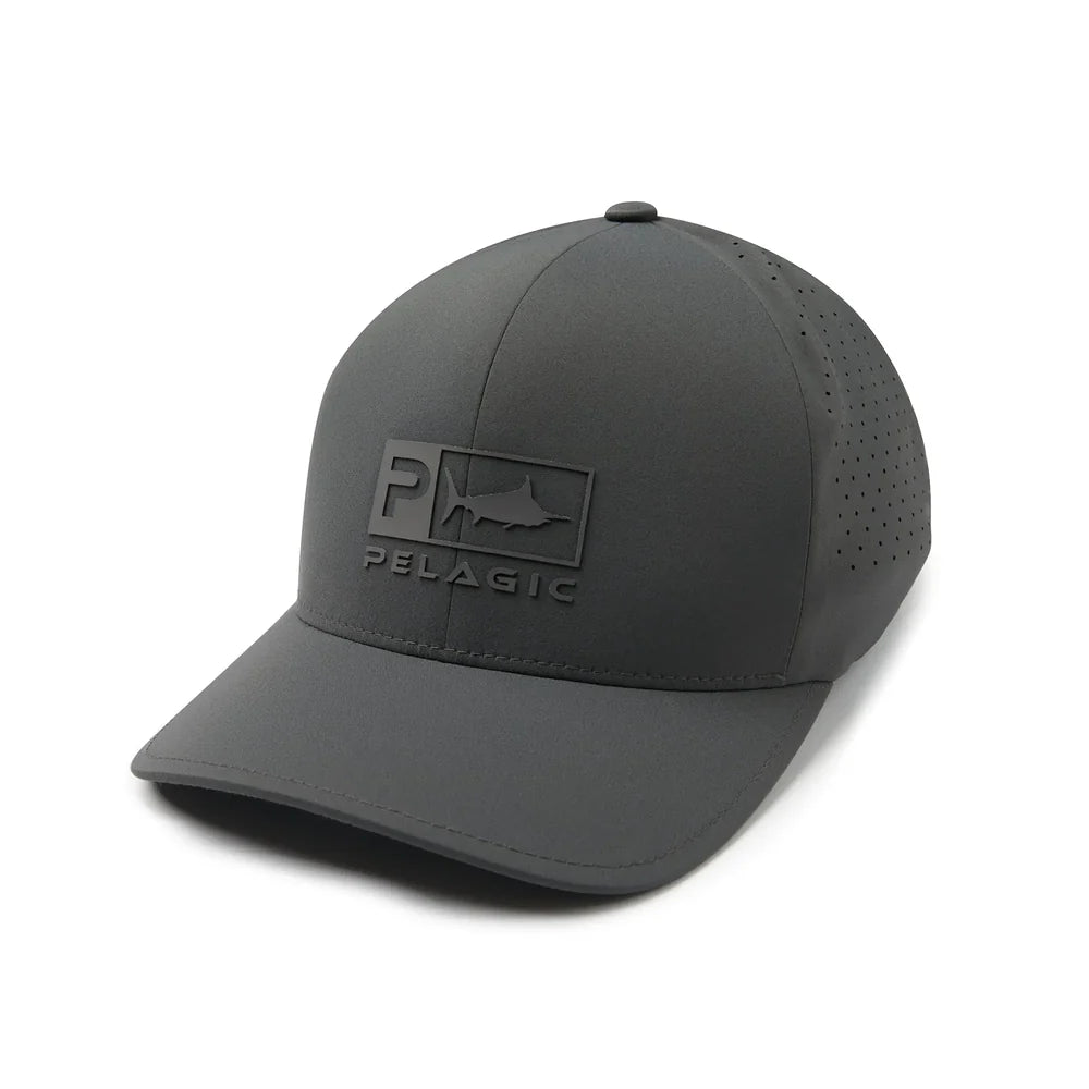 pelagic-delta-flexfit-hat-graphite-primary