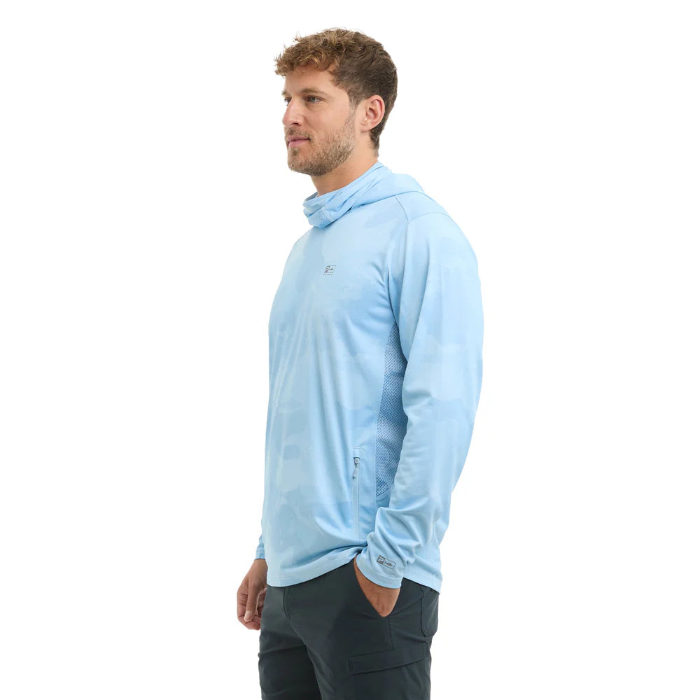 pelagic-exo-tech-hooded-performance-fishing-shirt-light-blue-model-left