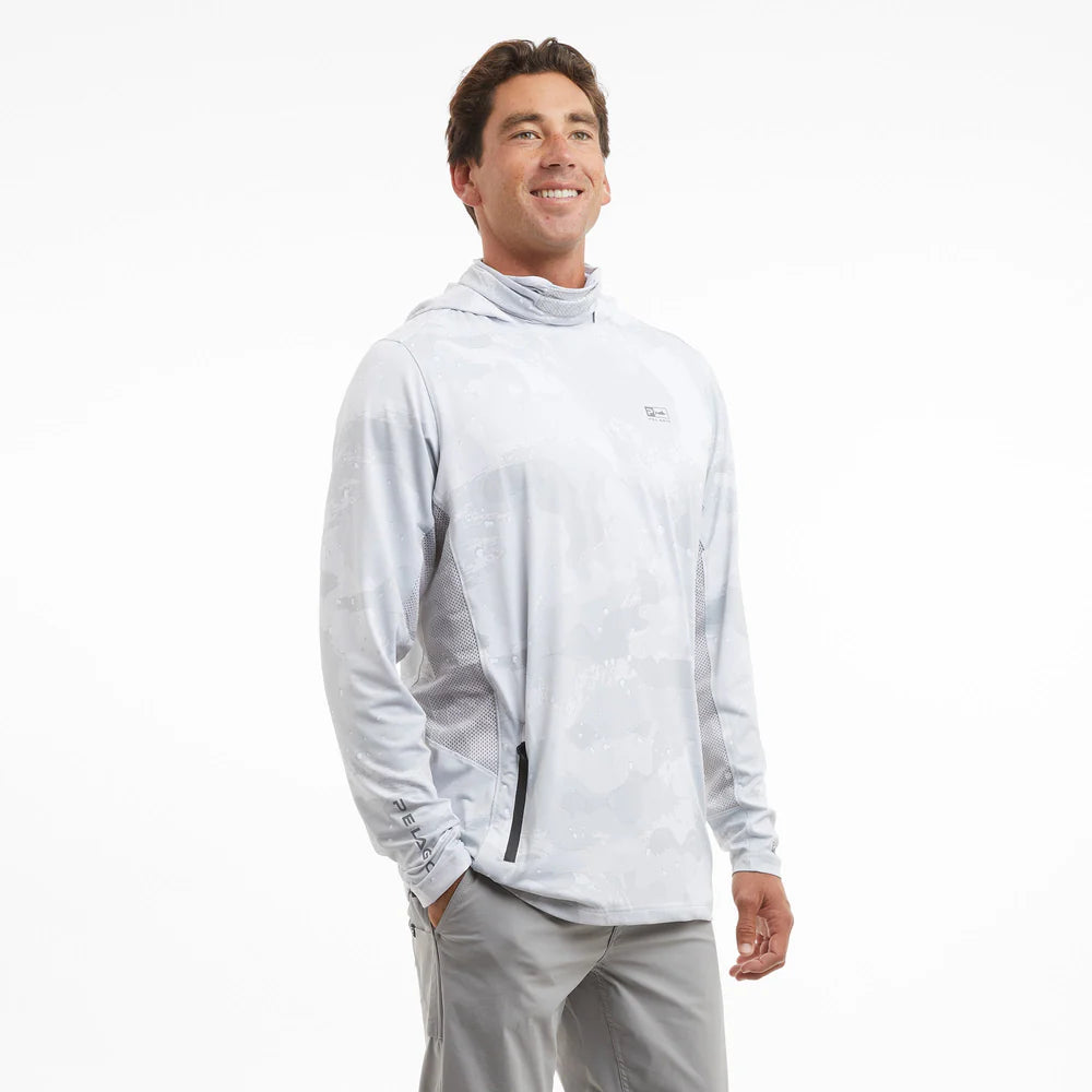 pelagic-exo-tech-hooded-performance-fishing-shirt-light-grey-model-front