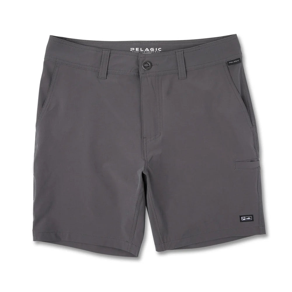 pelagic-mako-18in-hybrid-fishing-shorts-graphite-front-primary