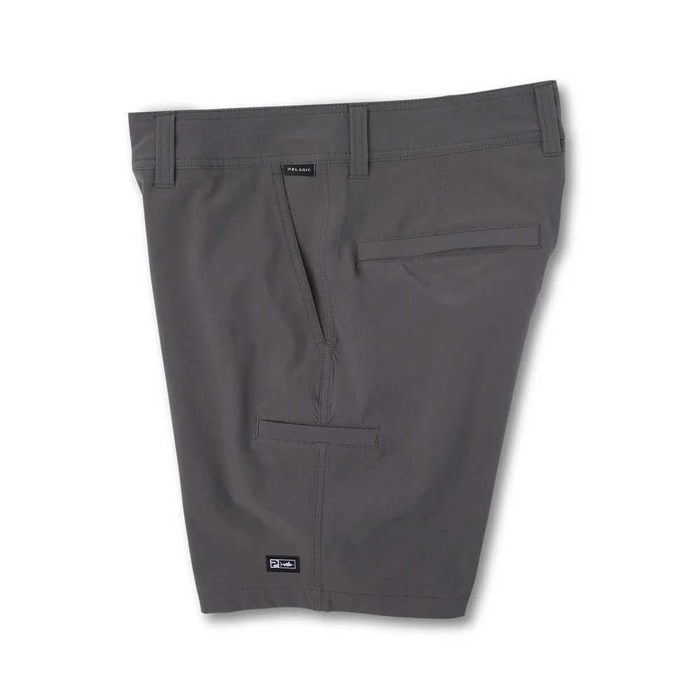pelagic-mako-18in-hybrid-fishing-shorts-graphite-left
