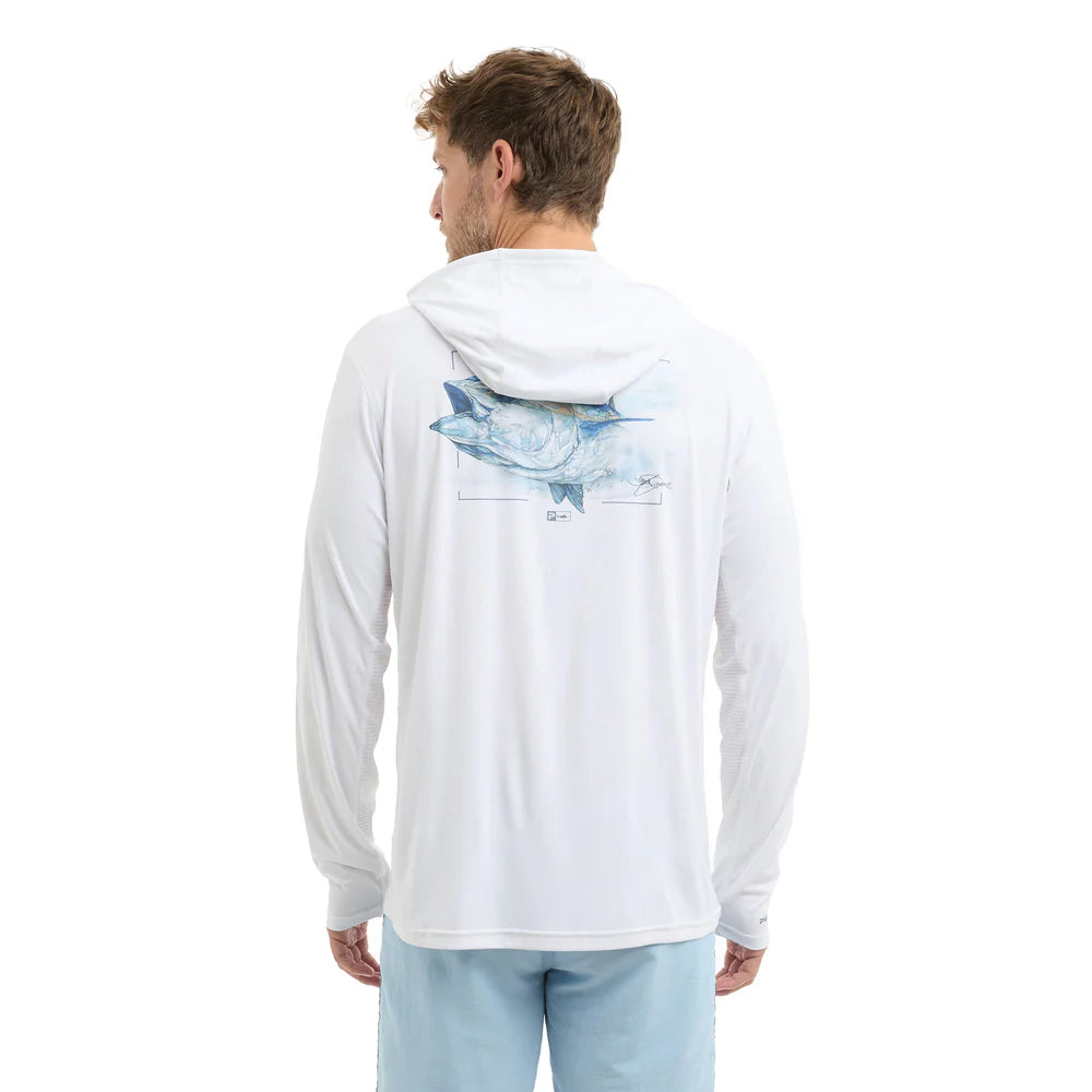 pelagic-vaportek-goione-tuna-hooded-performance-shirt-white-model-back