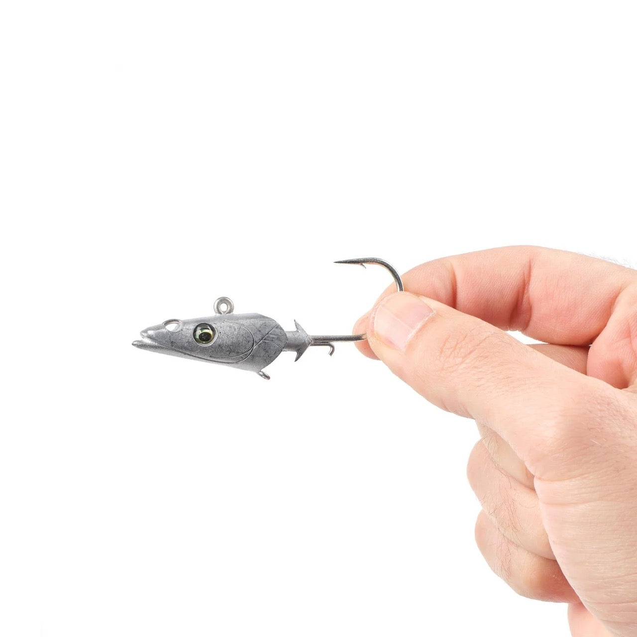4 X Sandeel Sea Fishing Lures - 22g Jighead Soft Lures For Bass, Cod, Pollock