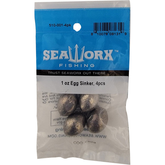 seaworx-fishing-packaged-egg-sinkers-1oz-one-ounce-4-pack