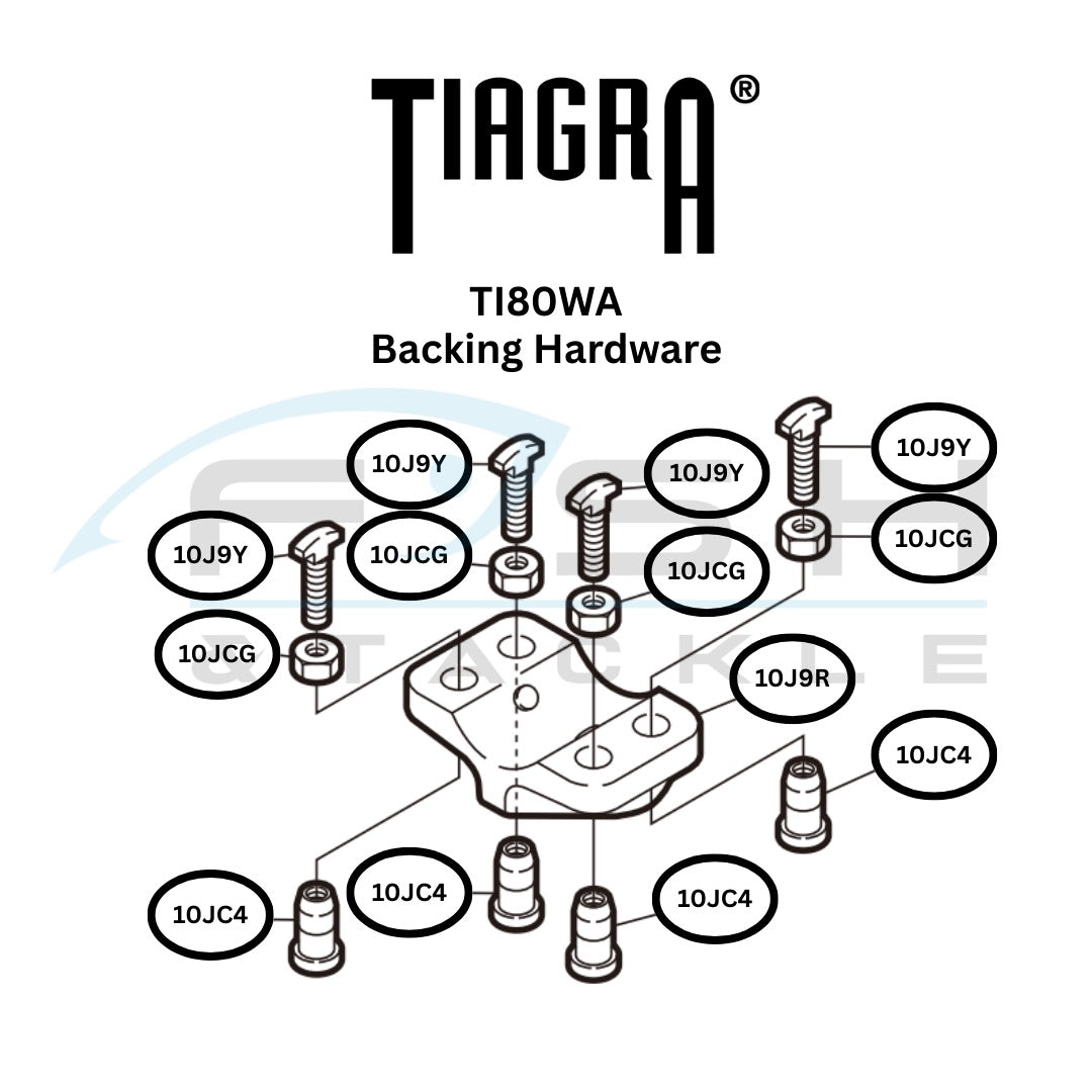 Shimano - Tiagra 80WA Replacement Backing Hardware