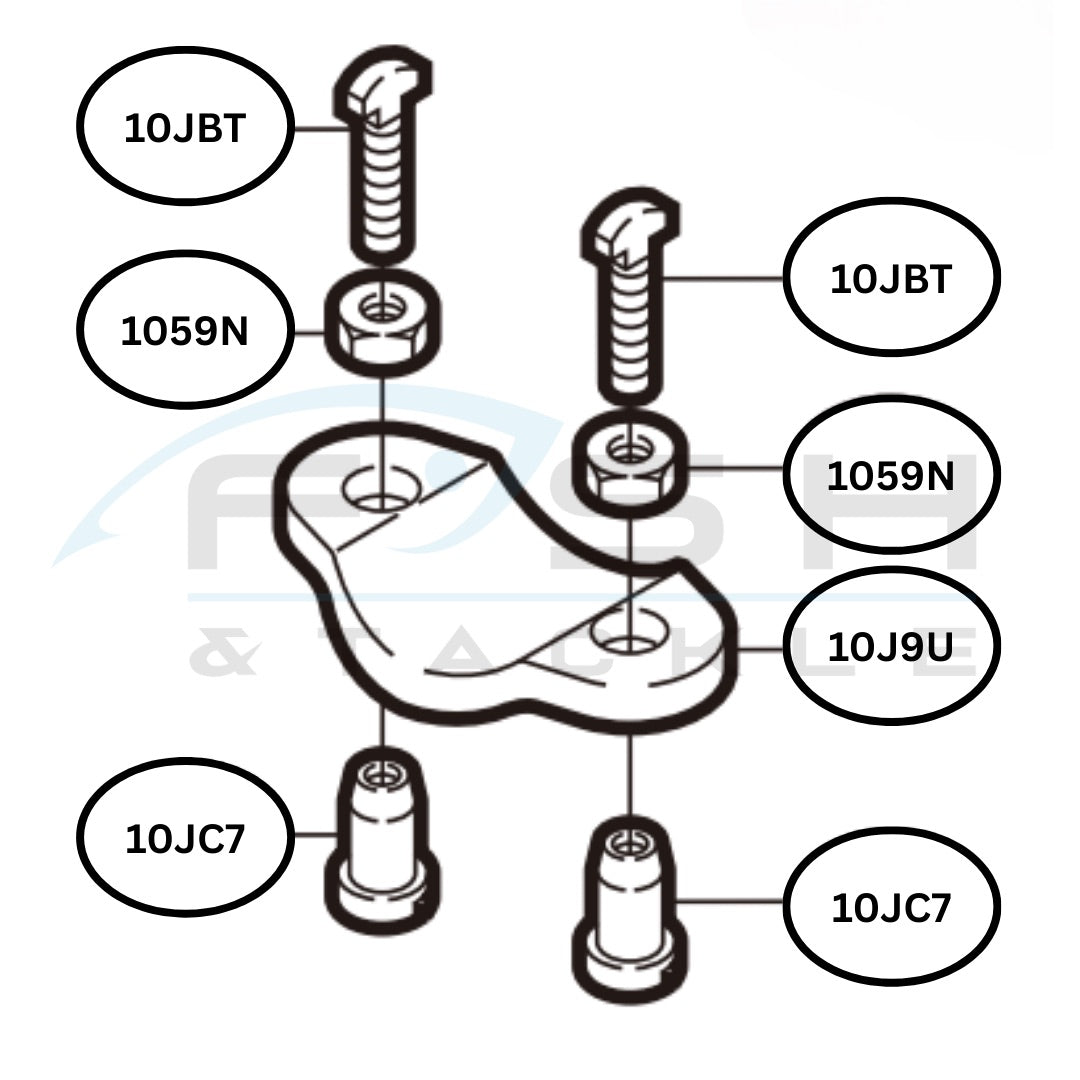 shimano-tiagra-ti30A-ti30WLRSA-replacement-backing-parts-diagram
