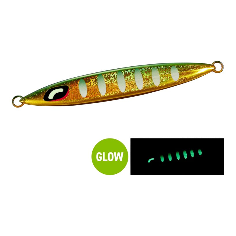 Shimano Ocea Stinger Butterfly Sardine Waver 250g / Green Gold Glow