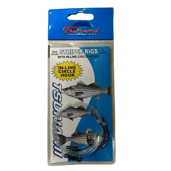 circle hooks fishing striper Tsunami Hook Rig out Abu Garcia Ambassadeur C4 Length:2.0M When live baiting
