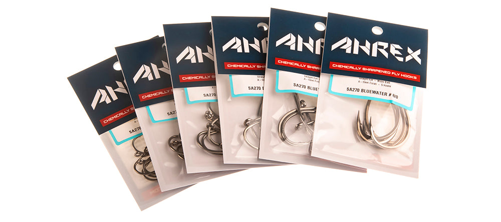 Ahrex SA270 Saltwater Bluewater Fly Hooks (6pk.)