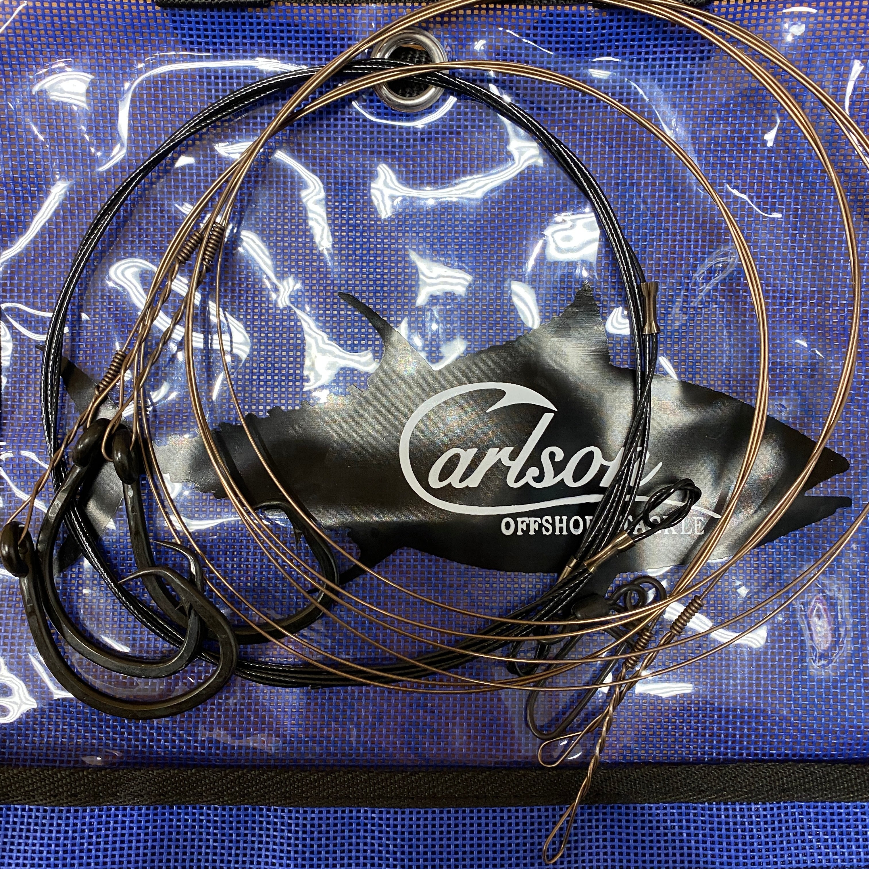 Carlson - Rigged Shark Hooks with Bag