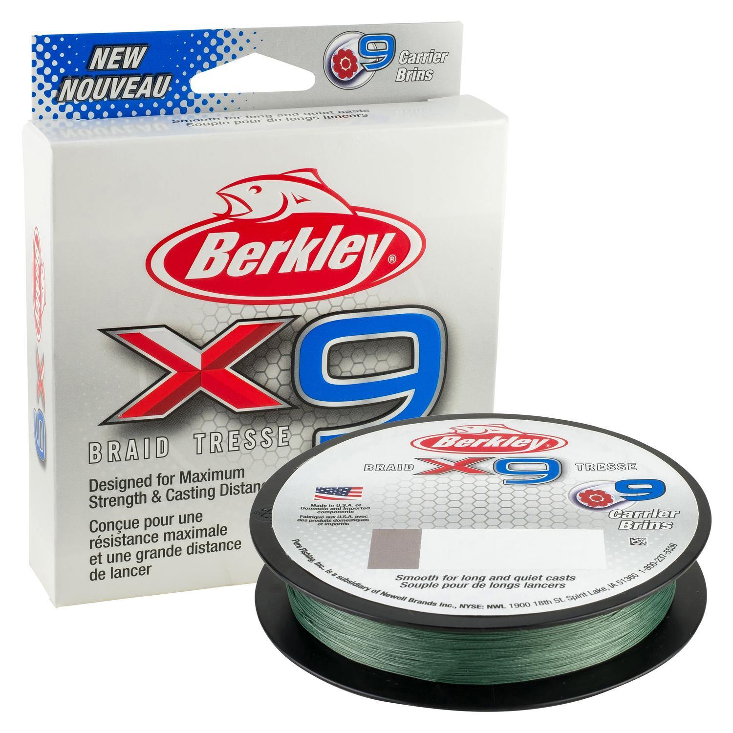 Berkley X9 Braid (300yd) - Fish & Tackle