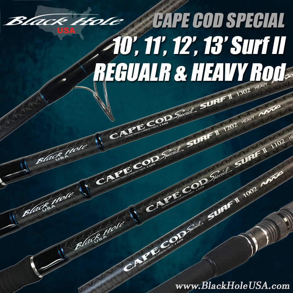 Black Hole - Cape Cod Special - SURF II Spinning Rods