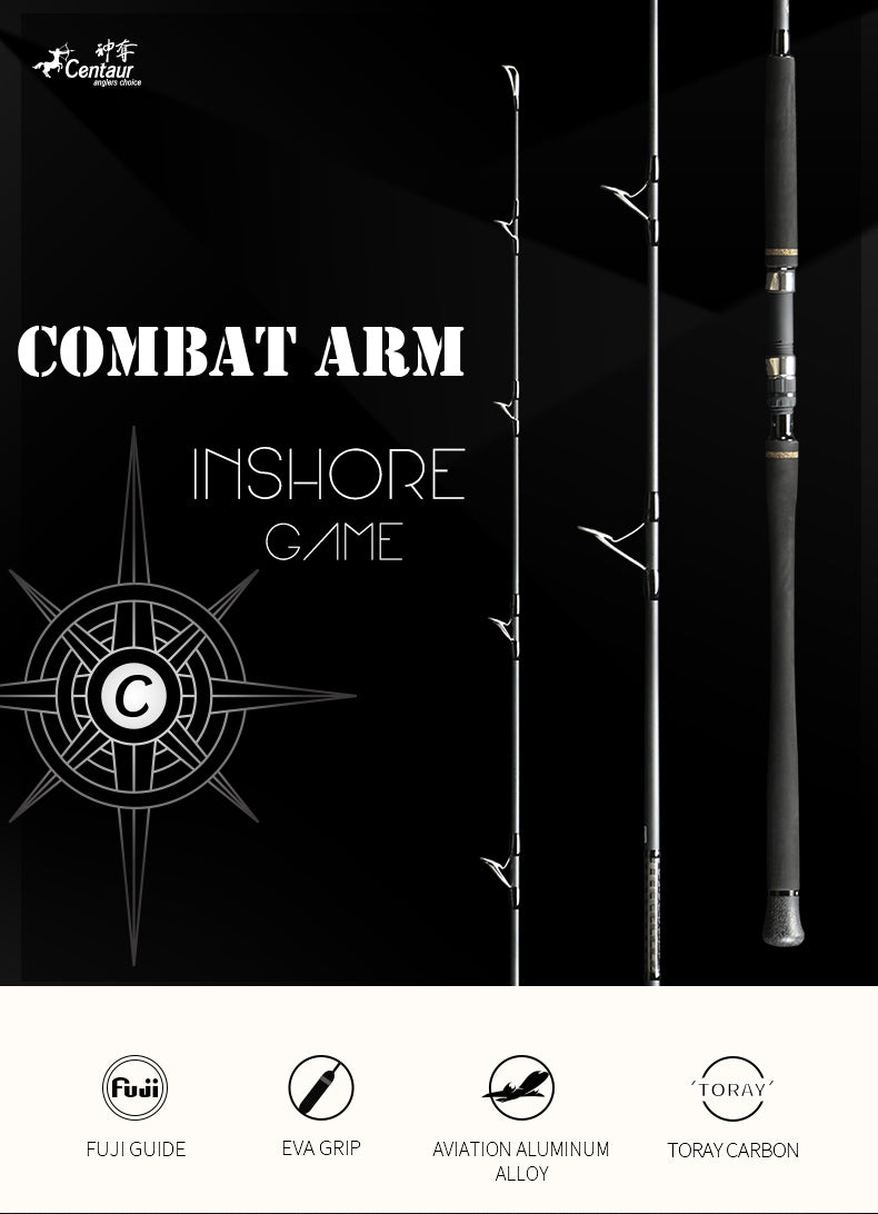 Centaur - Combat Arm Inshore Series Popping Rods