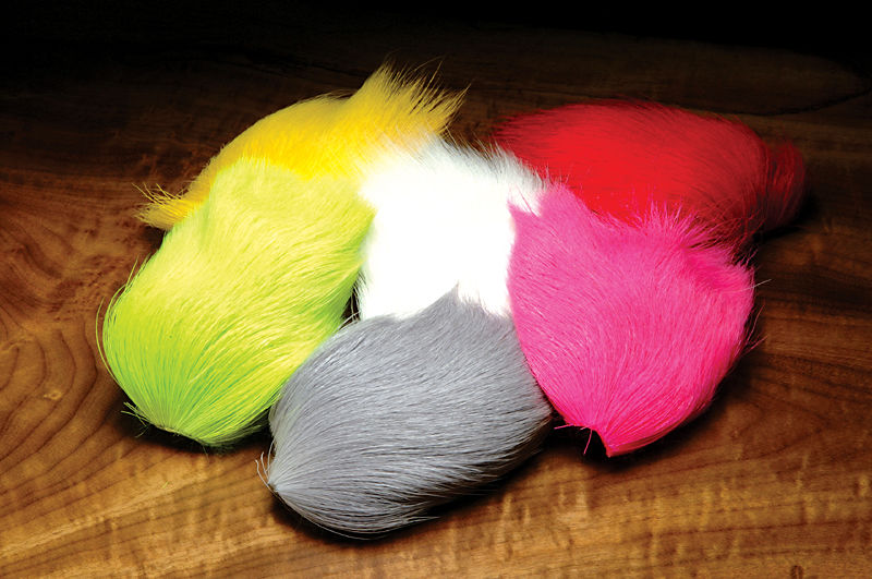 Hareline - Deer Belly Hair Dyed From White