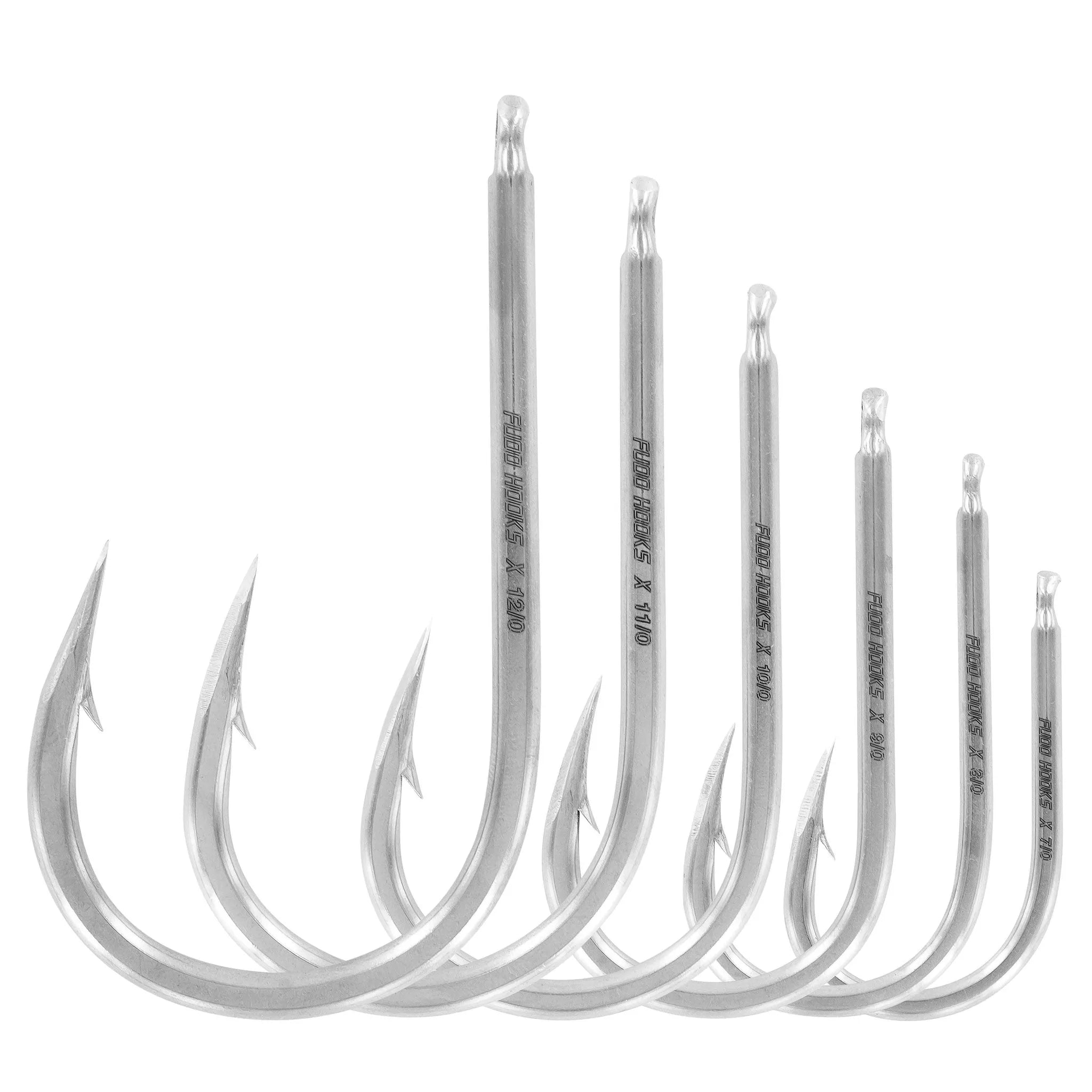 FUDO Hooks - Super Ocean Kona Cut Needle Eye Hooks