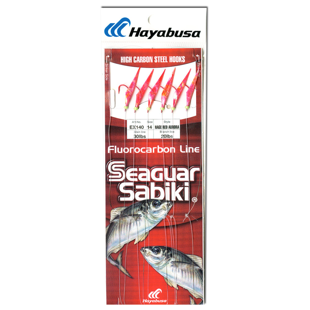 Hayabusa - EX140 Seaguar Fluorocarbon Sabiki Rigs