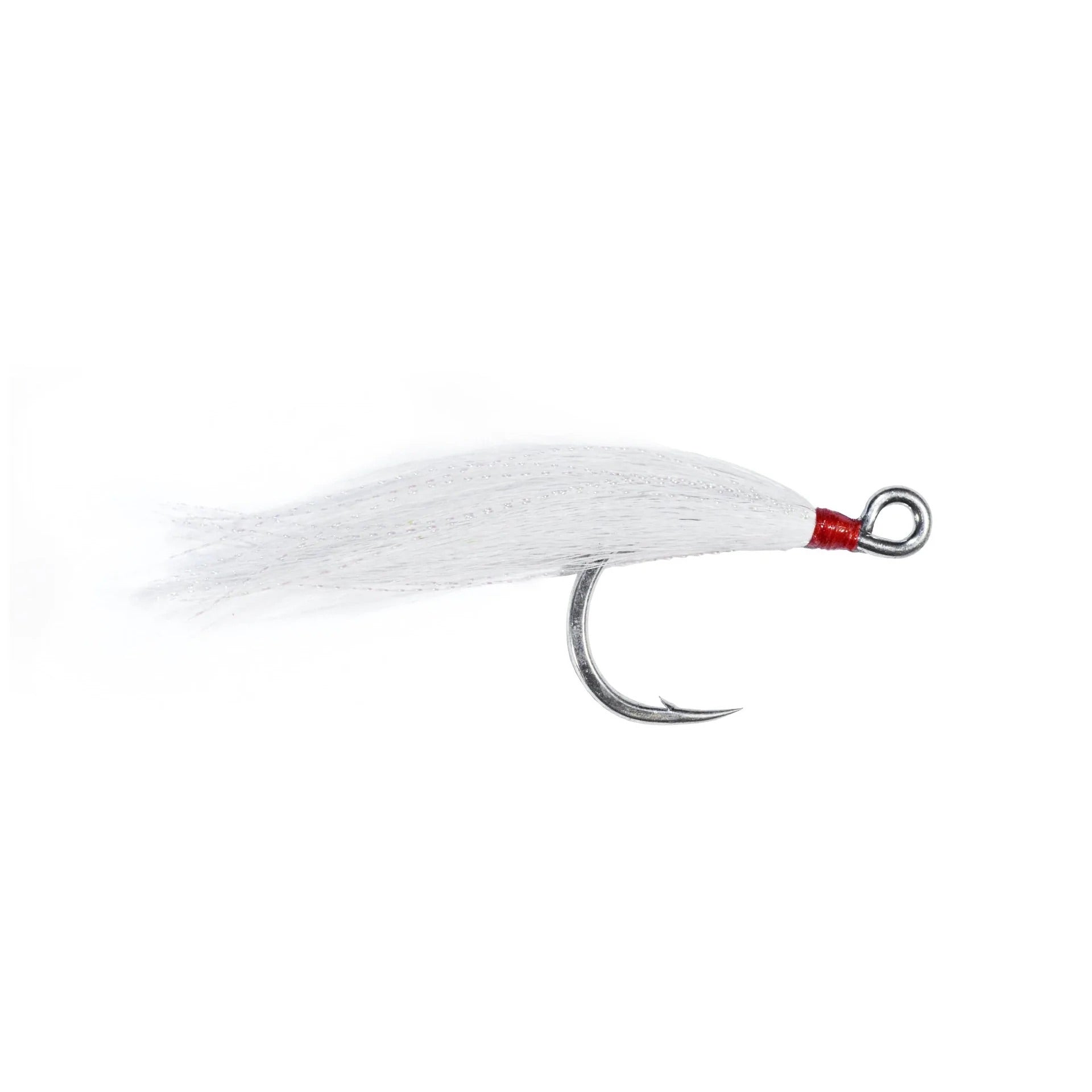 Hogy - Inline VMC 7266 White Bucktail Teaser Hooks