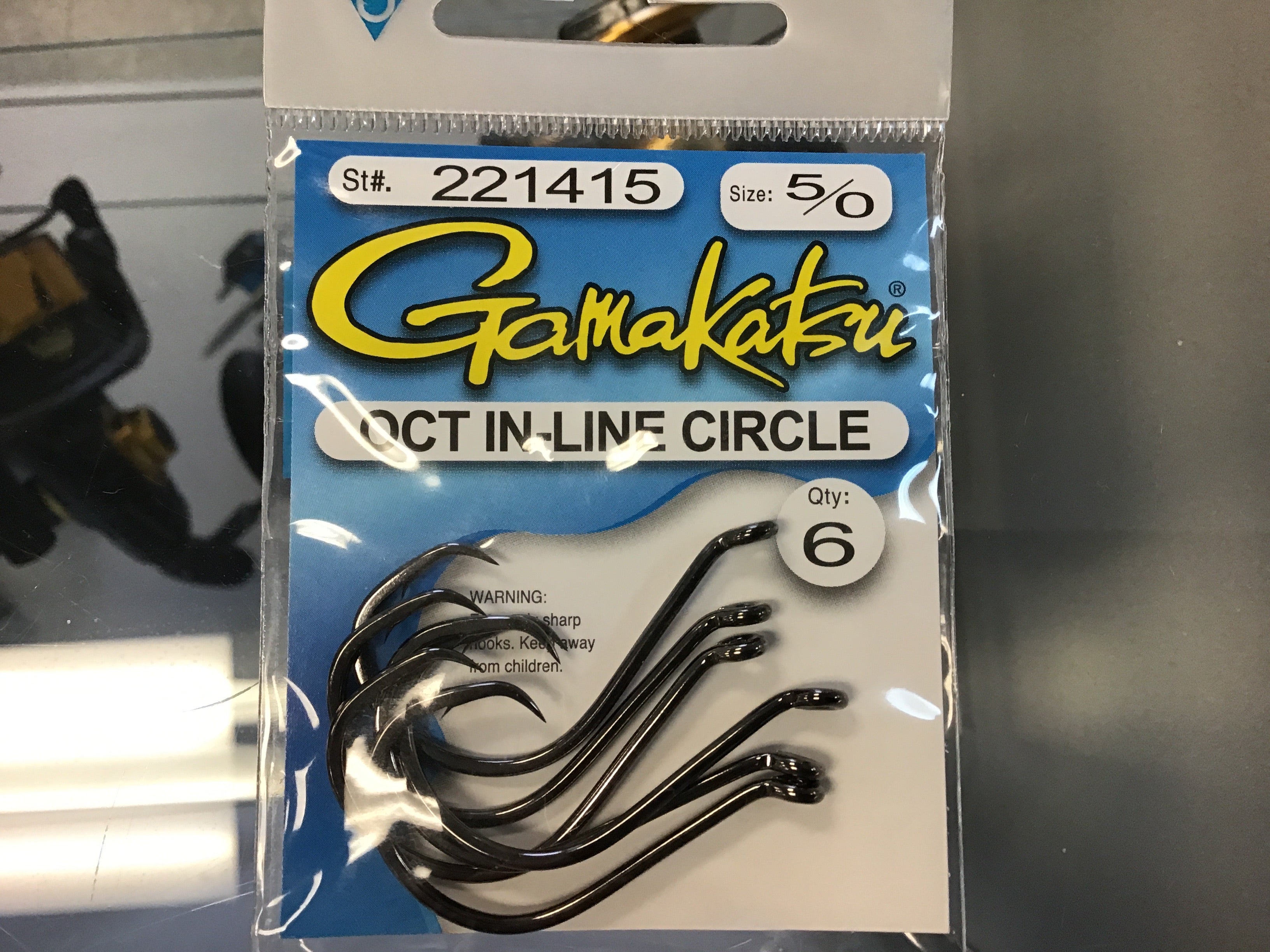 Gamakatsu - Inline Octopus Circle Hooks (2214 - Black)