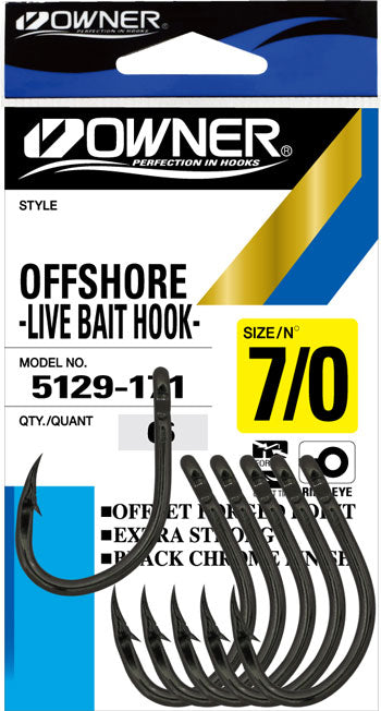 Owner - Offshore Live Bait Hooks (5129)