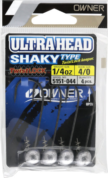 dickes spot shaky head fishing leaded hooks Owner Shaky Head 1/8 oz