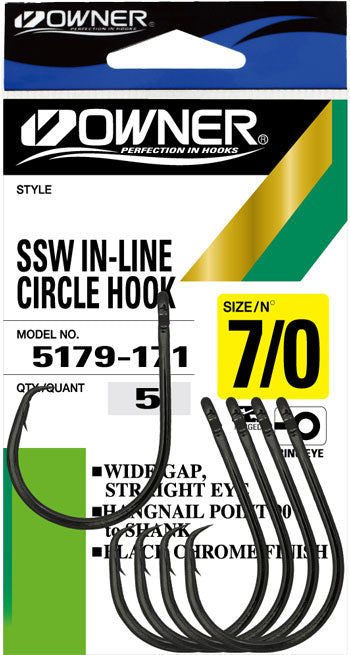 Owner - SSW In-Line Circle Hooks (5179)