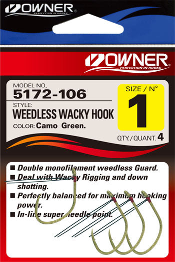 Owner - Weedless Wacky Hooks (5172)